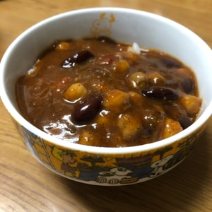 ミックスビーンズの缶詰で☆チリコンカン☆